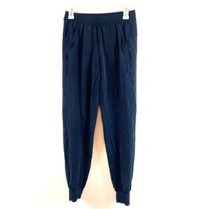 Lululemon Jogger Womens 4 Black Mid Rise Pockets Soft Cozy Casual Pants